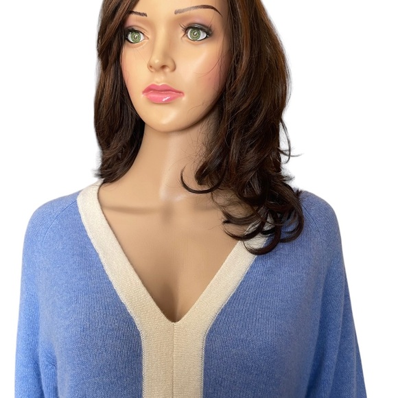 Claudia Michole Cashmere Classic V-Neck Pullover LG - Picture 5 of 12